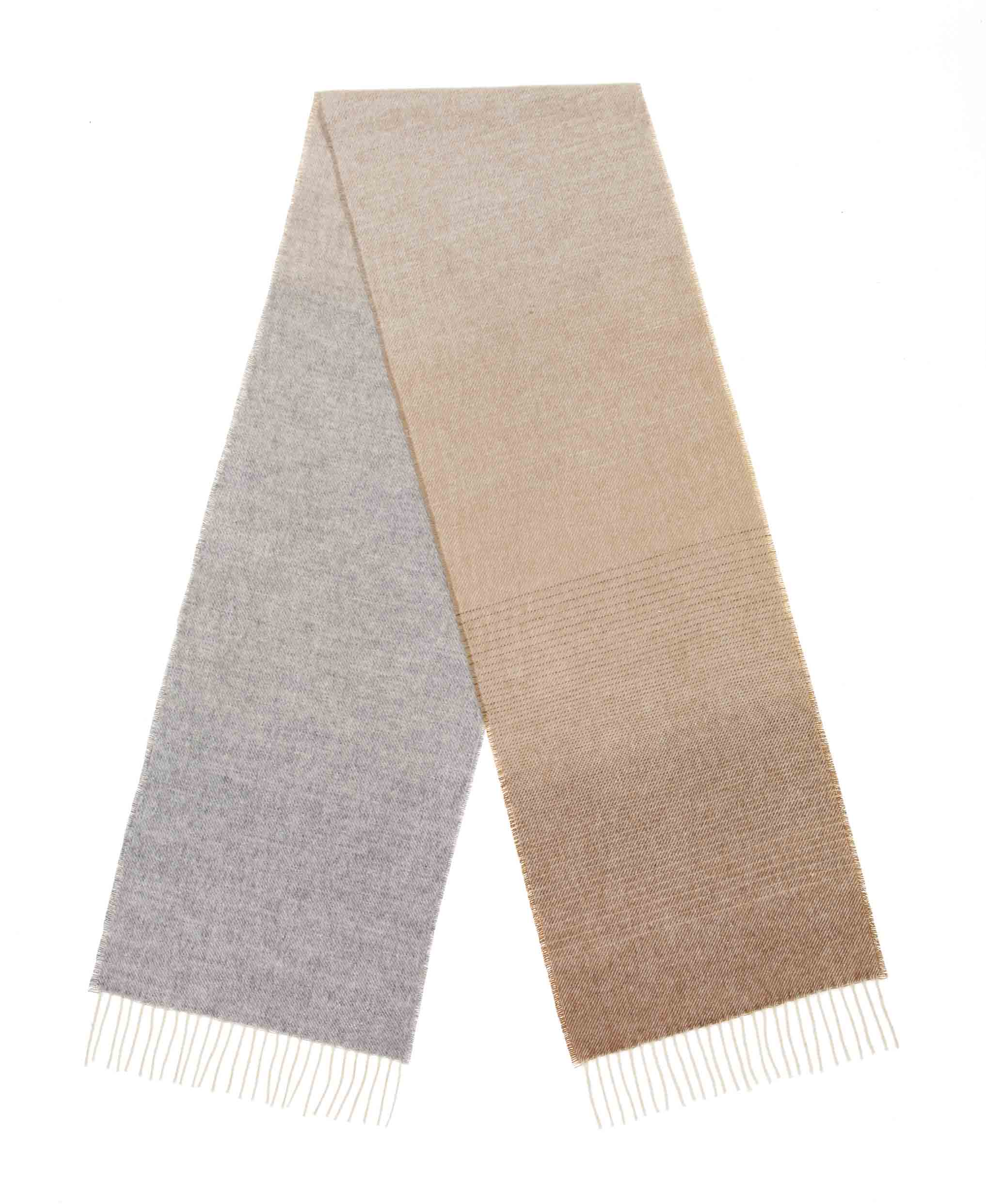 Ombre Natural 100% Merino Scarf