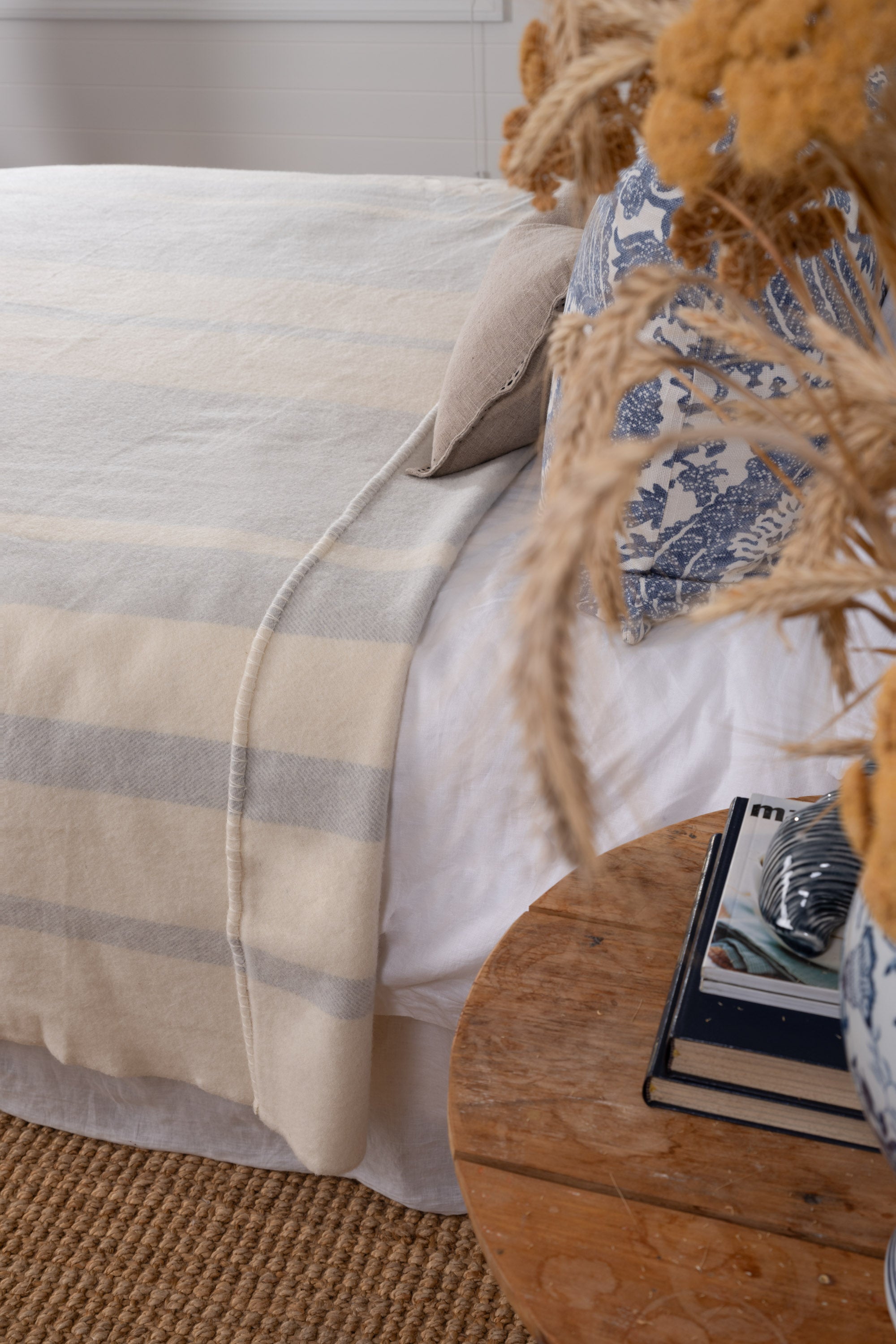 Belmont Station 纯正 Perendale 羔羊毛毯