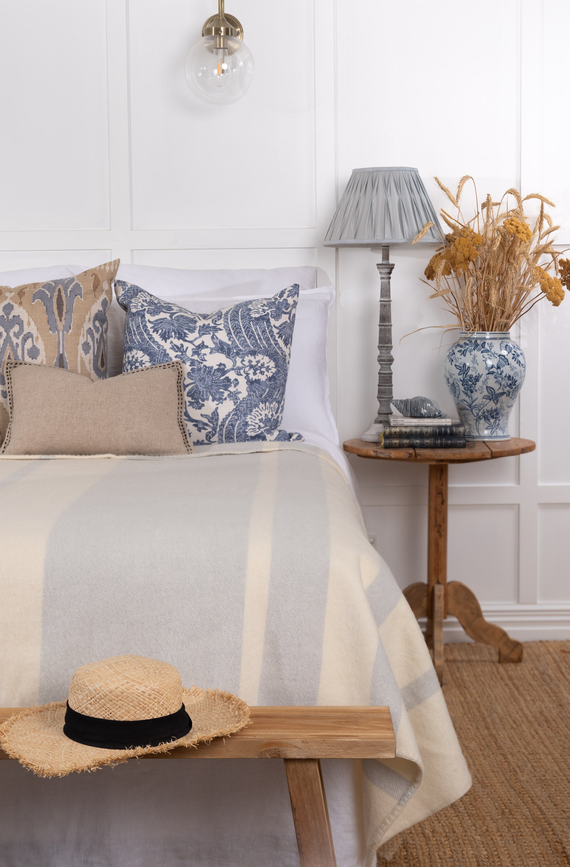 Belmont Station 纯正 Perendale 羔羊毛毯