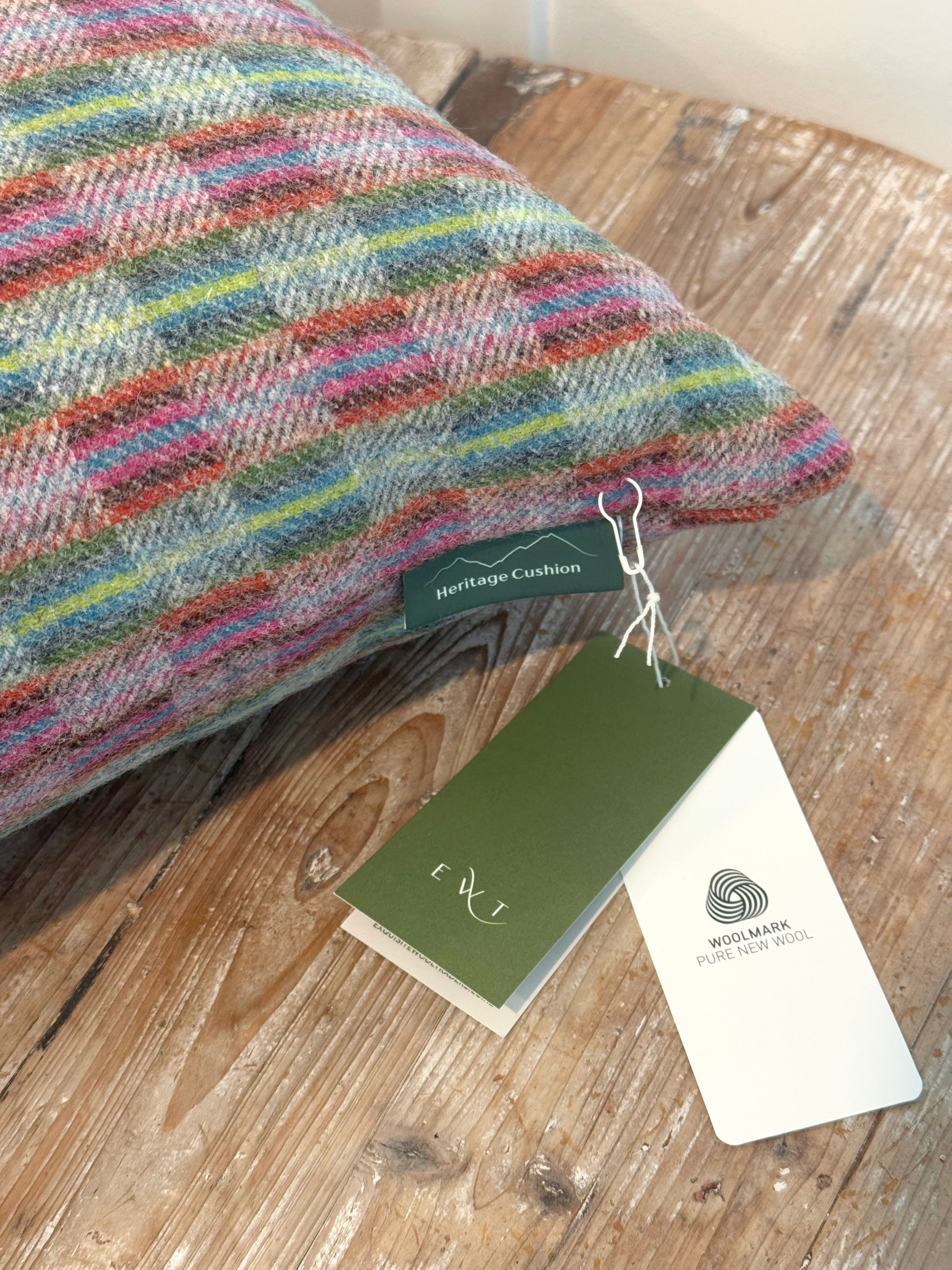 The Heritage Cushion - Rio Silver & Multi