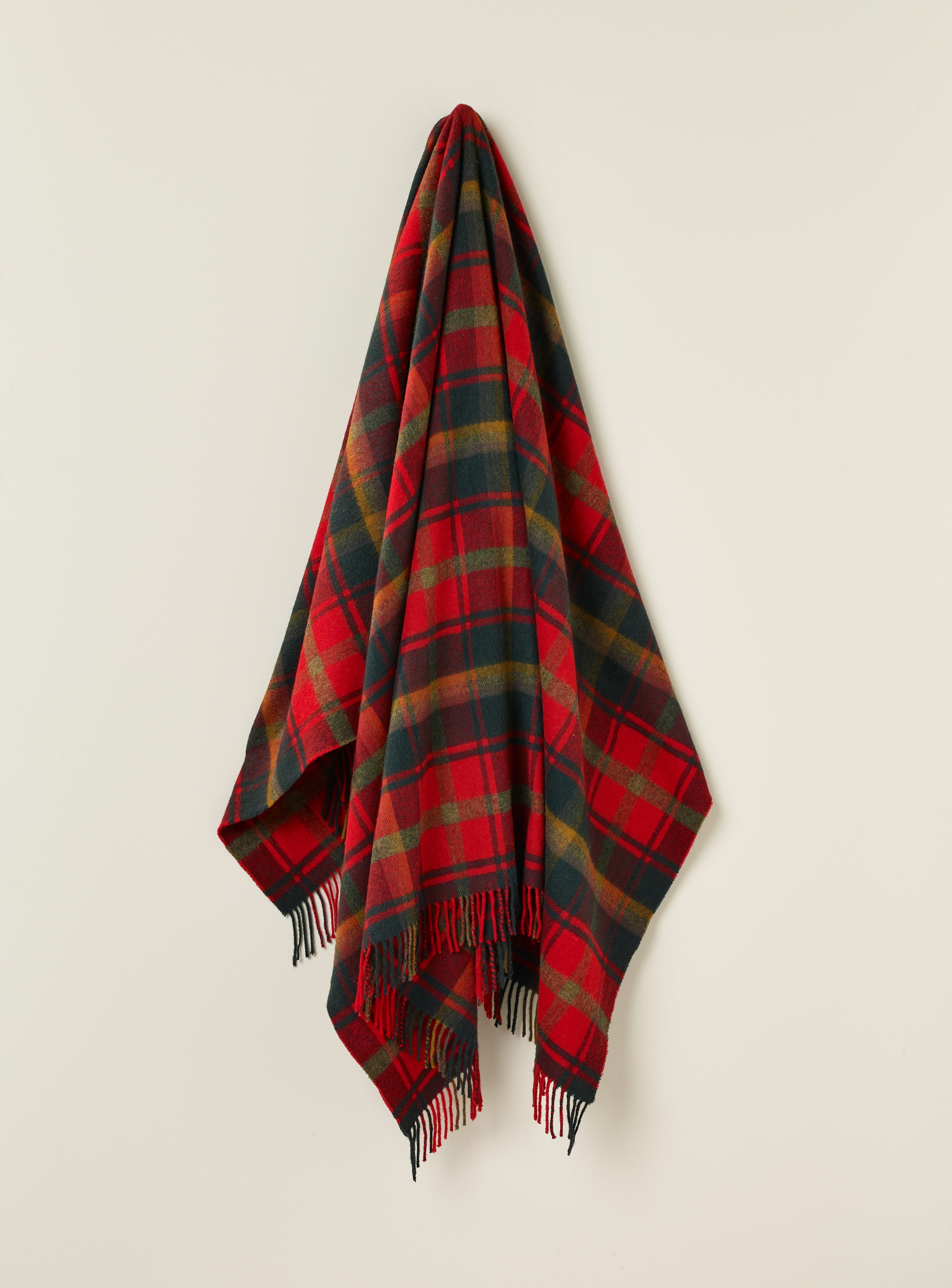 Dark Maple 100% Merino Throw - Exquisite Wool Traders