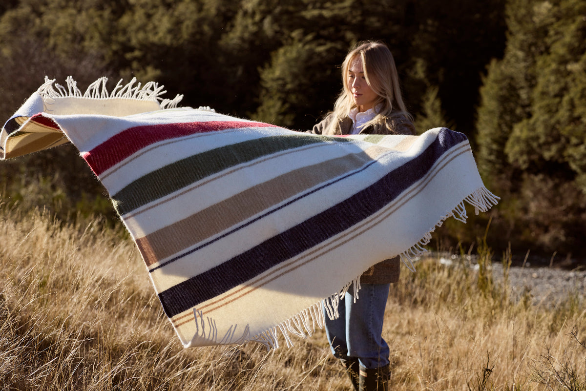 Crown Range NZ Wool Blanket