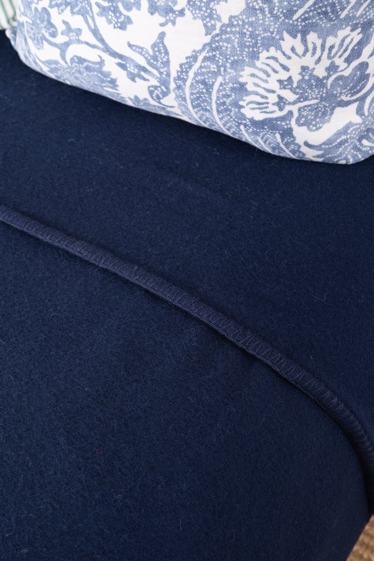 Navy NZ Wool Blanket