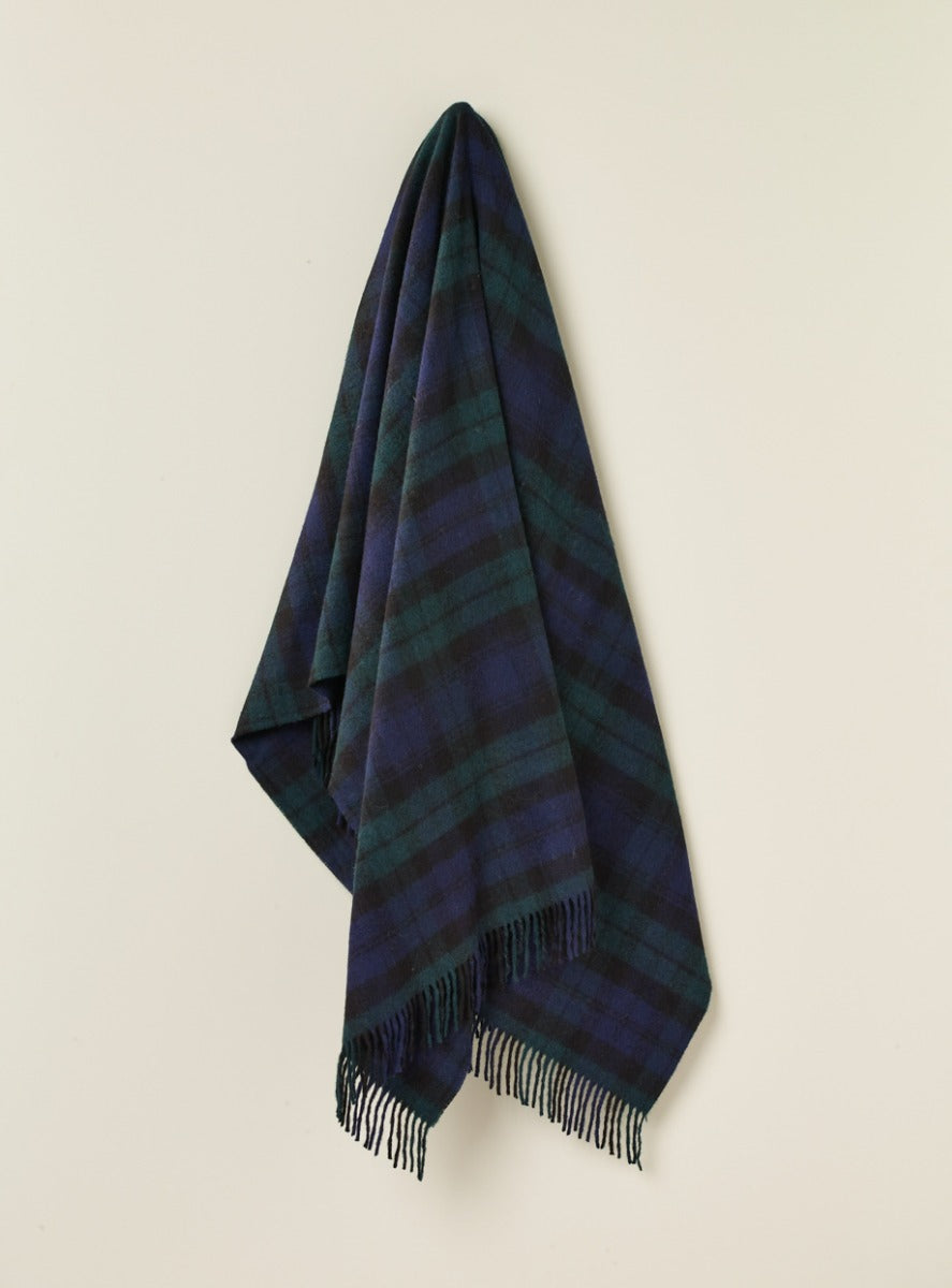 Black Watch 100% Merino Throw - Exquisite Wool Traders