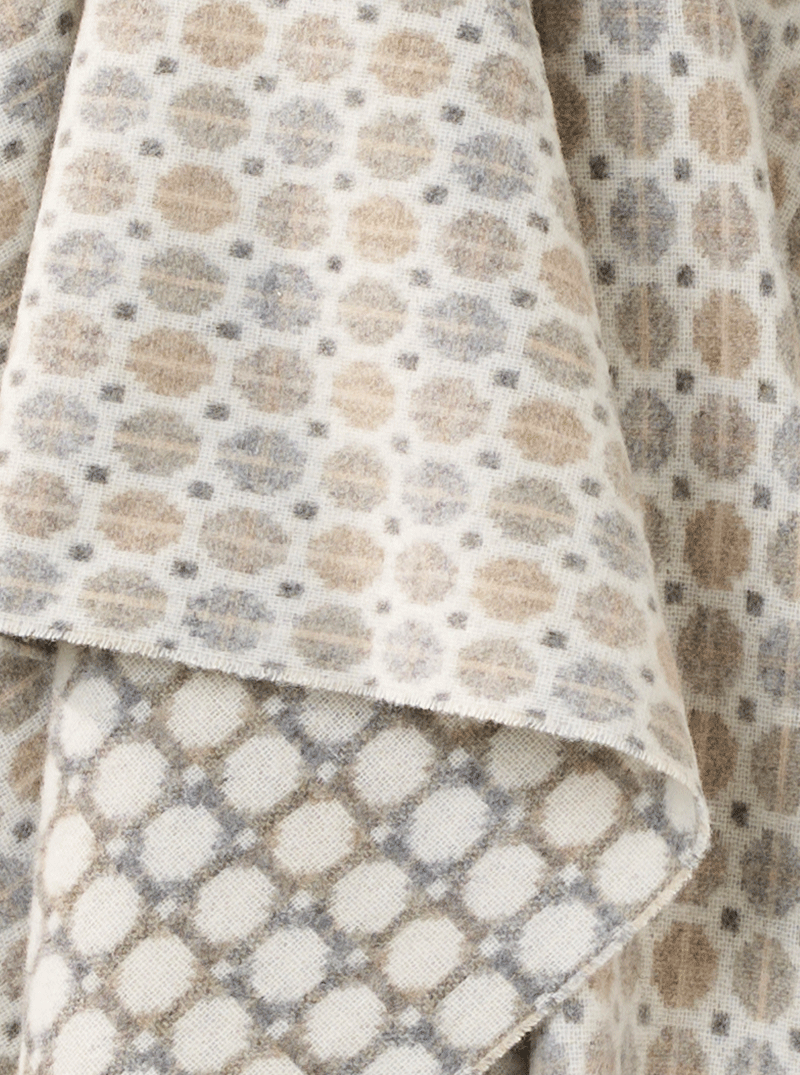 Milan Natural 100% Merino Throw - Exquisite Wool Traders