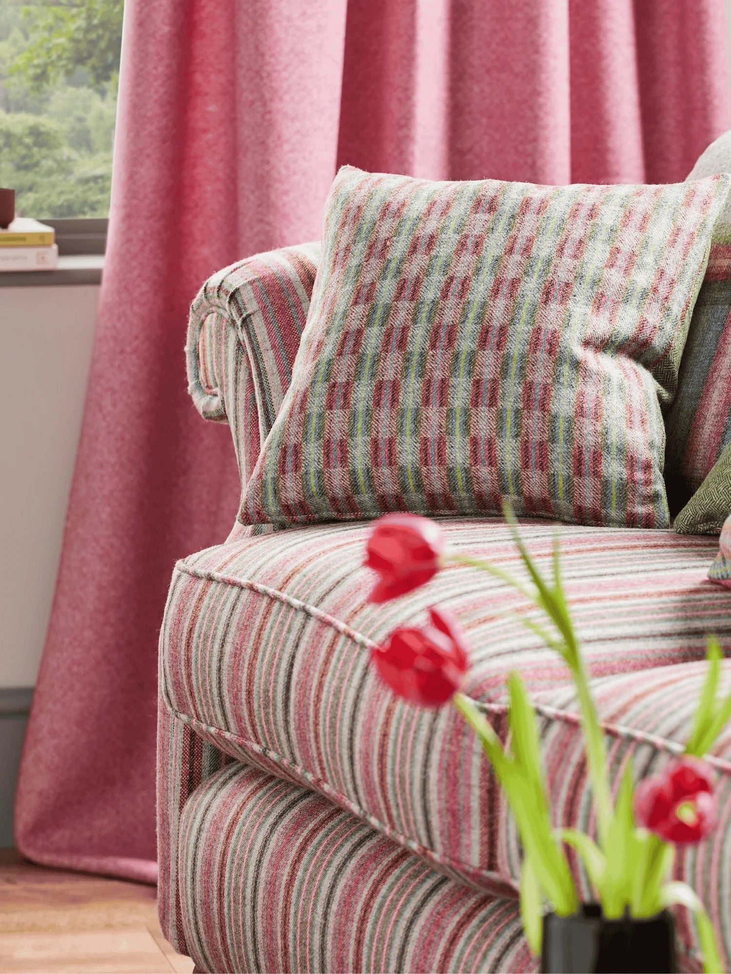 The Heritage Cushion - Rio Silver & Multi