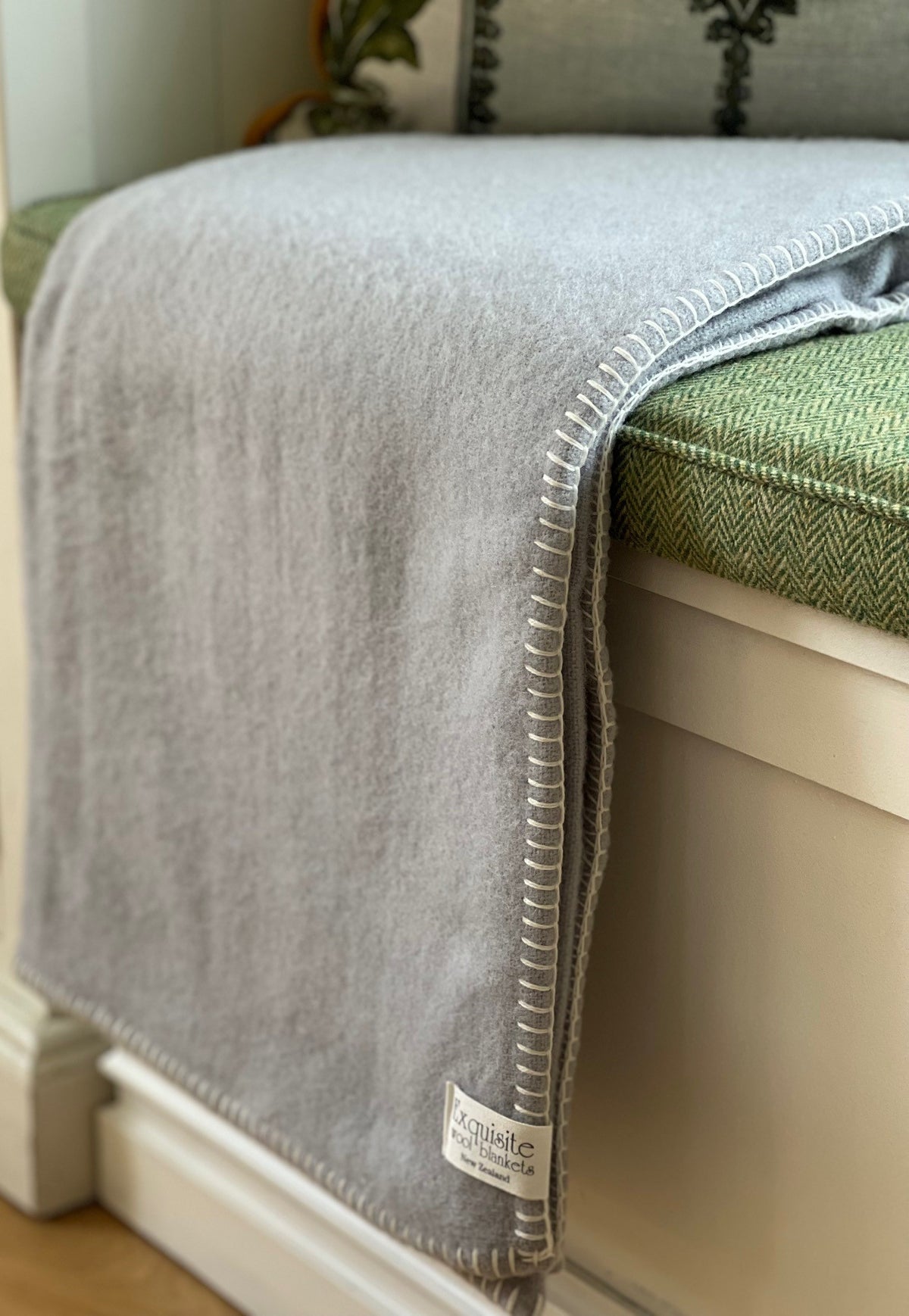 Cloud NZ Wool Blankets Stitch Throw - Exquisite Wool Traders