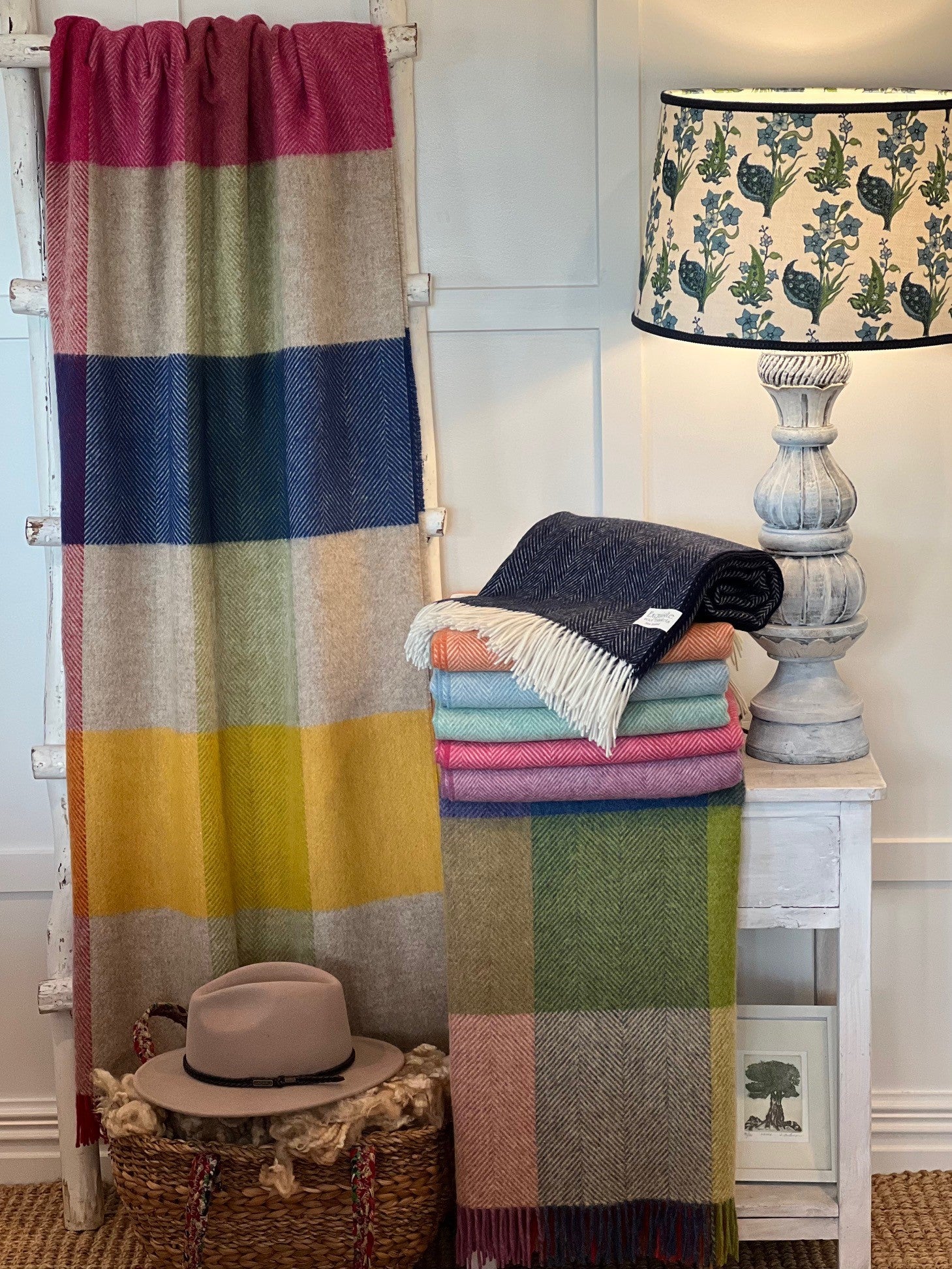 Harland Multi NZ Wool Throw - Exquisite Wool Traders