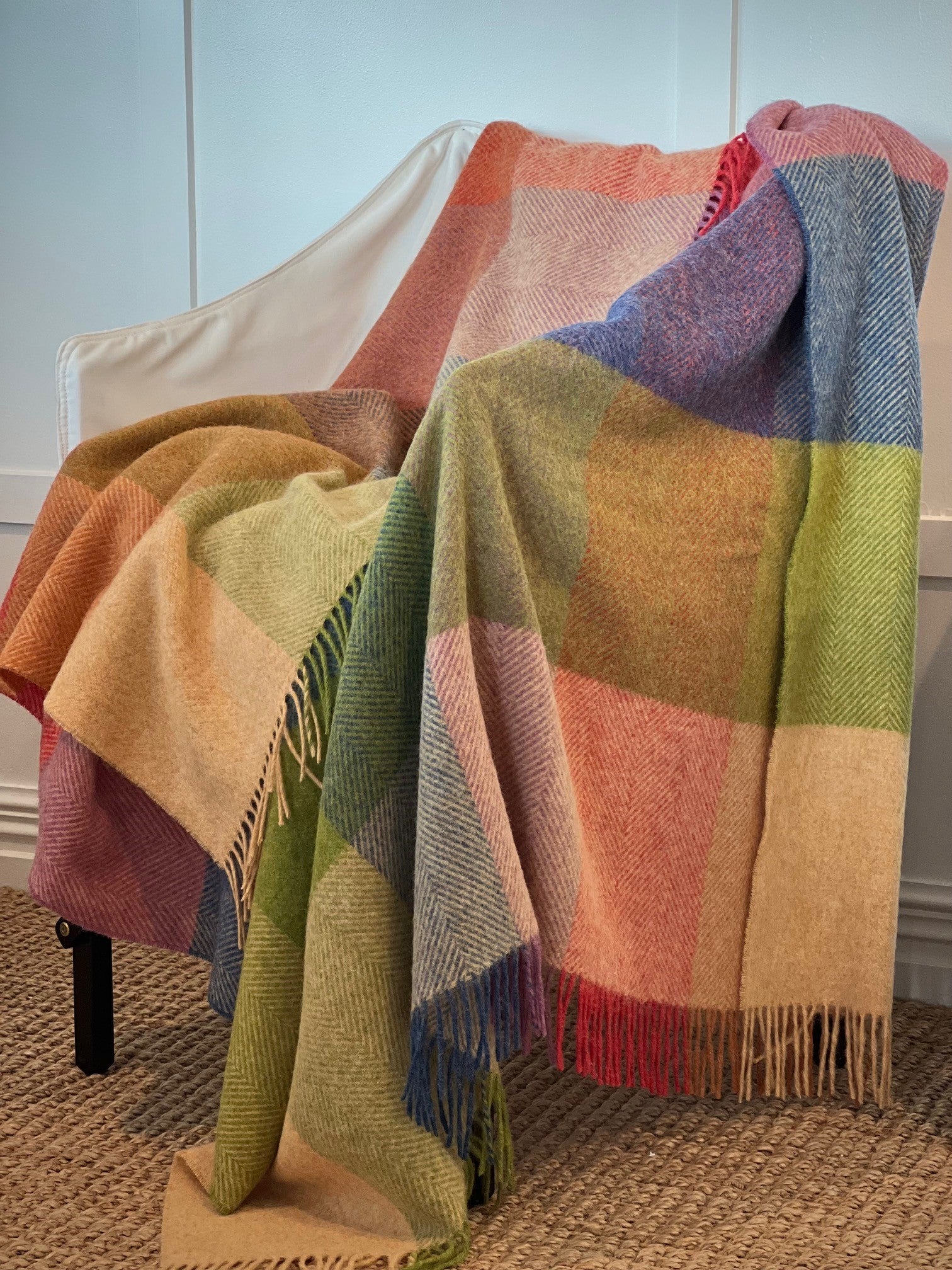 Harland Sunset NZ Wool Throw - Exquisite Wool Traders