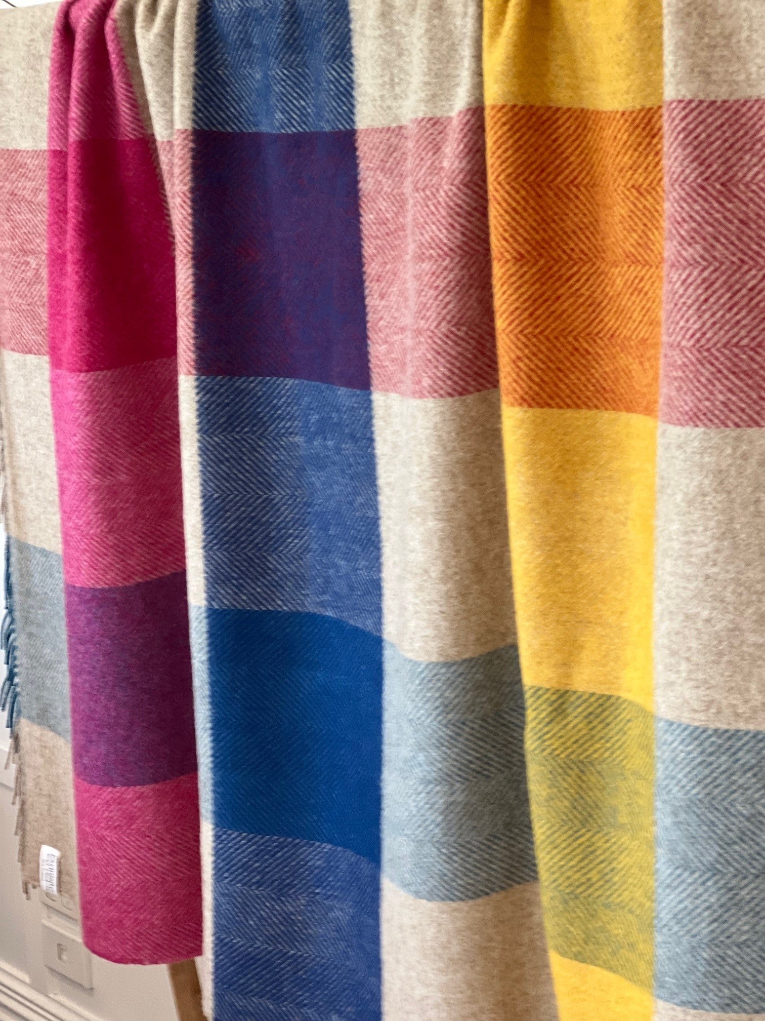 Harland Multi NZ Wool Throw - Exquisite Wool Traders