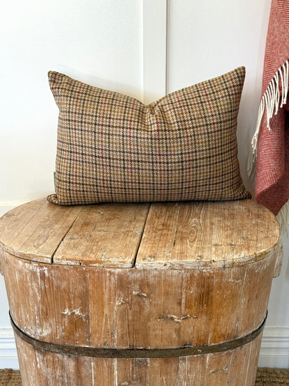 The Heritage Cushion Cover - Aveyard Sage &amp; Red