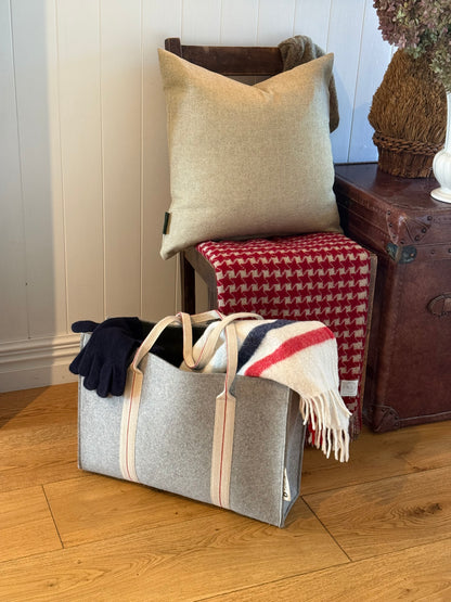 The Heritage Cushion Cover - Herringbone Straw