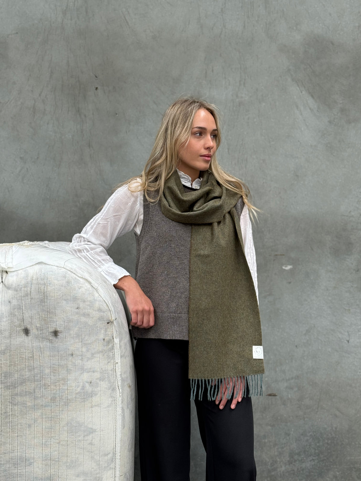 Lovat 100% Merino Scarf