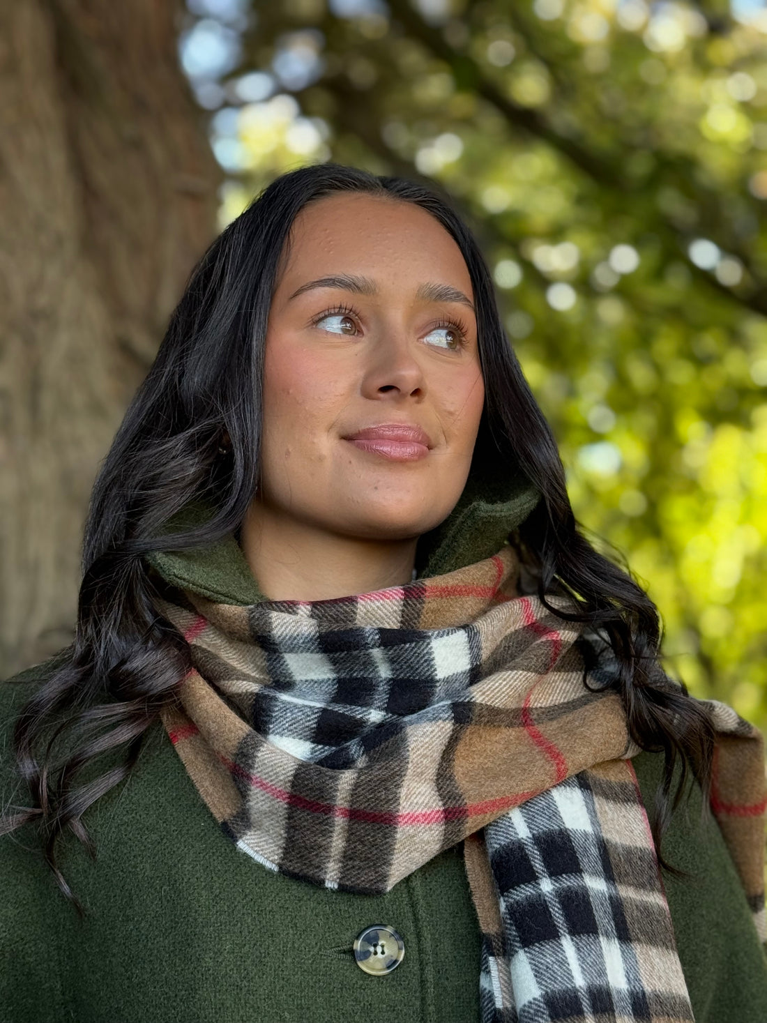 Camel Thompson 100% Merino Oversized Scarf
