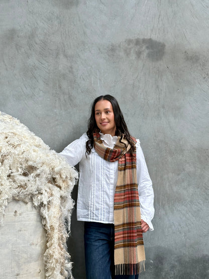 アンティークドレススチュワート 100% メリノスカーフ