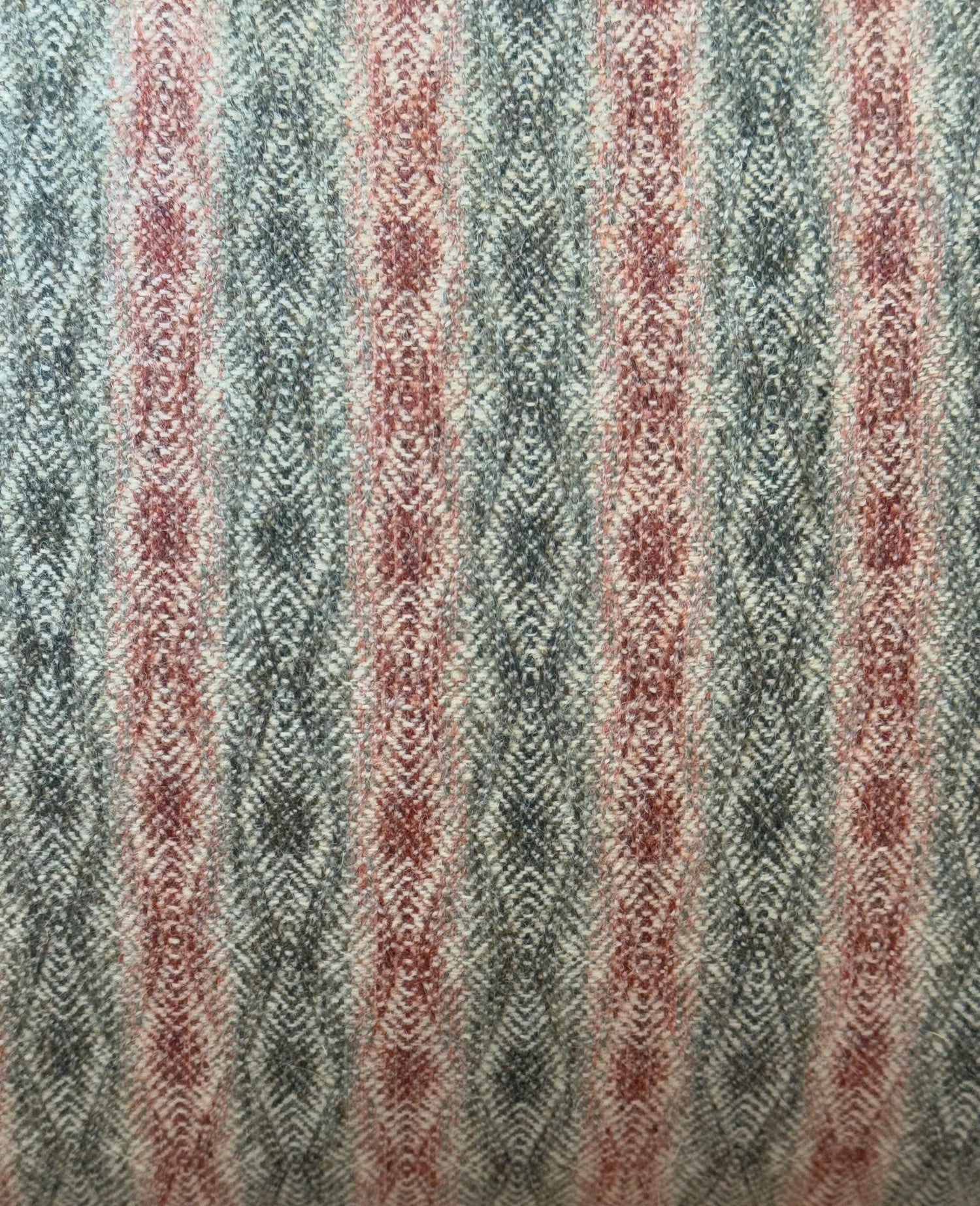 The Heritage Cushion - Netherfield Sage &amp; Red