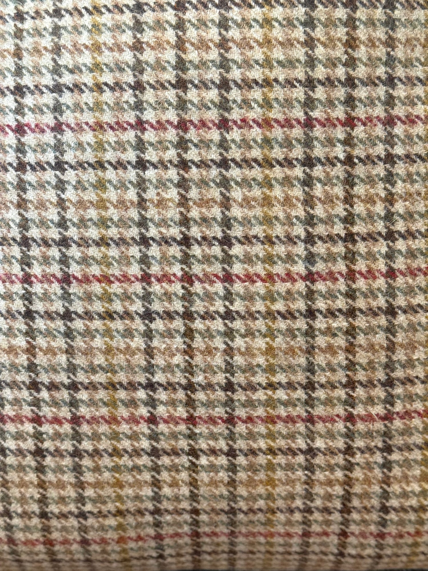 The Heritage Cushion - Aveyard Sage &amp; Red