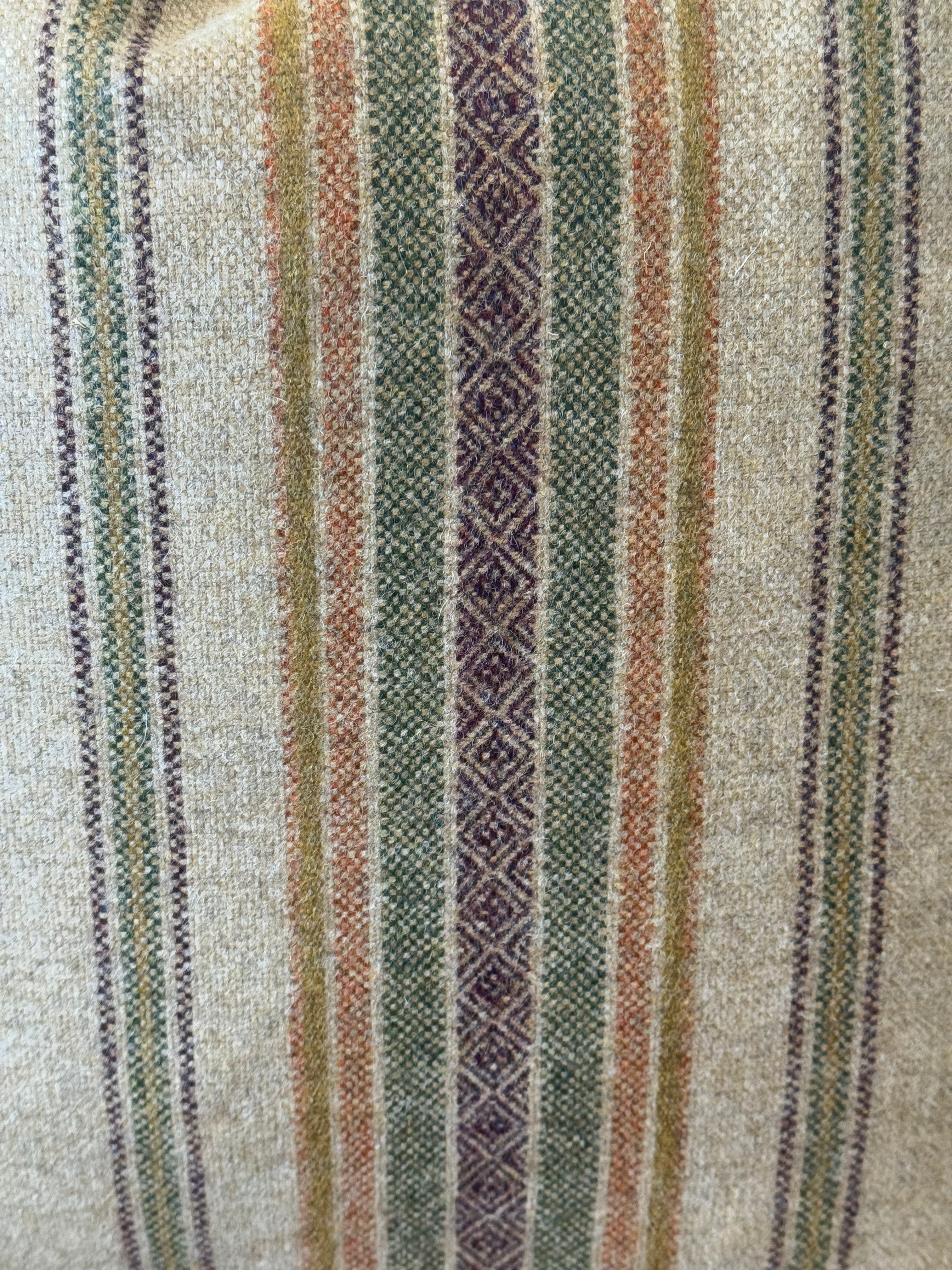 The Heritage Cushion - Blenheim Natural &amp; Olive