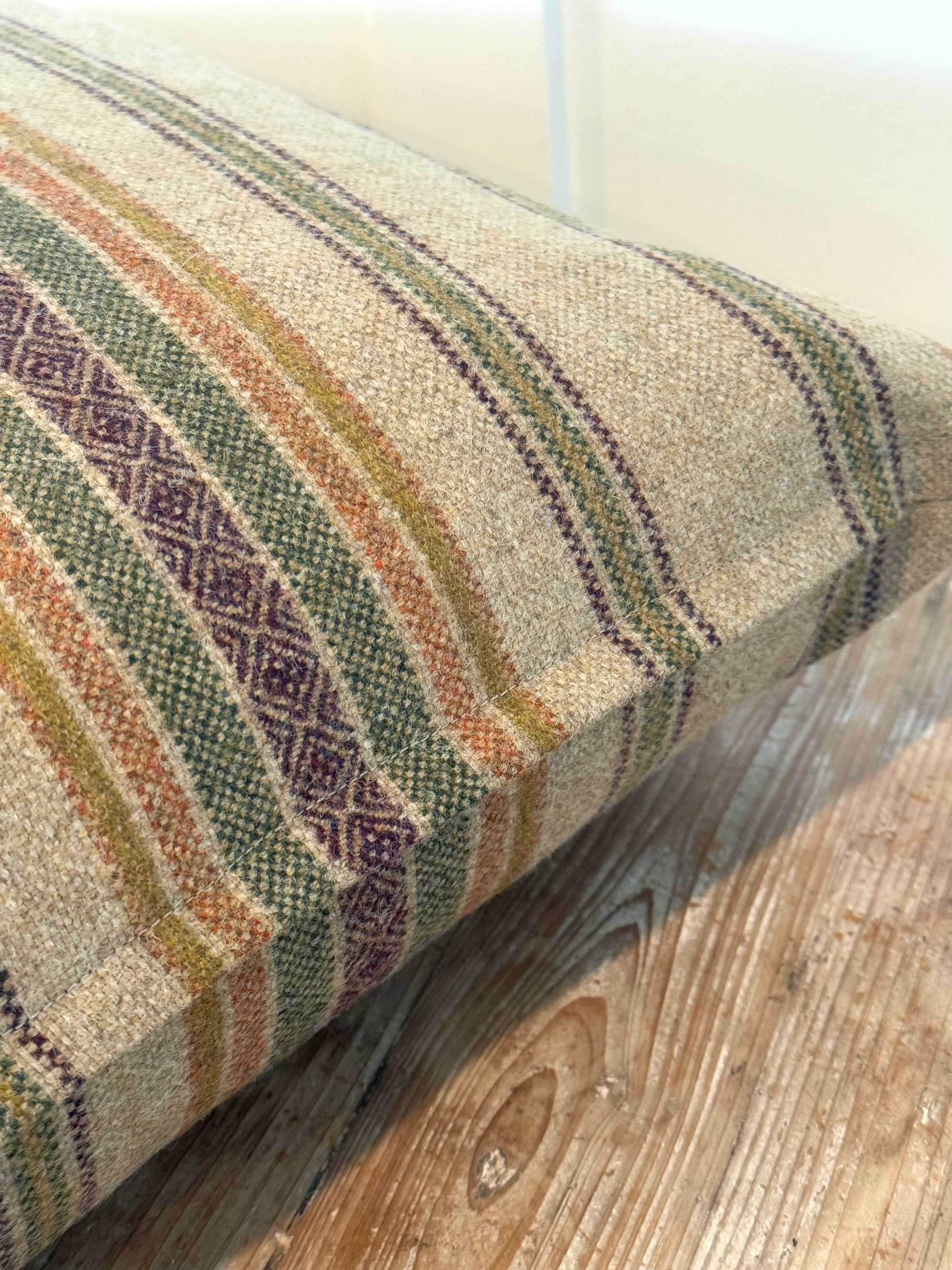 The Heritage Cushion Cover - Blenheim Natural &amp; Olive