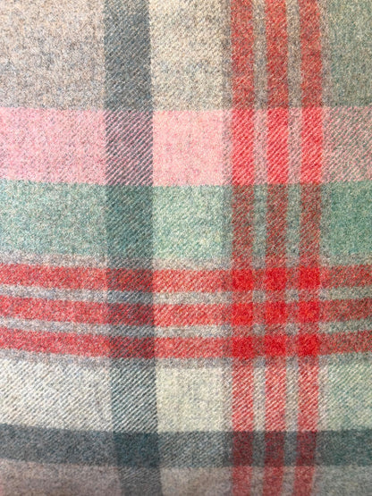 The Heritage Cushion - Melbourne Aqua &amp; Flamingo