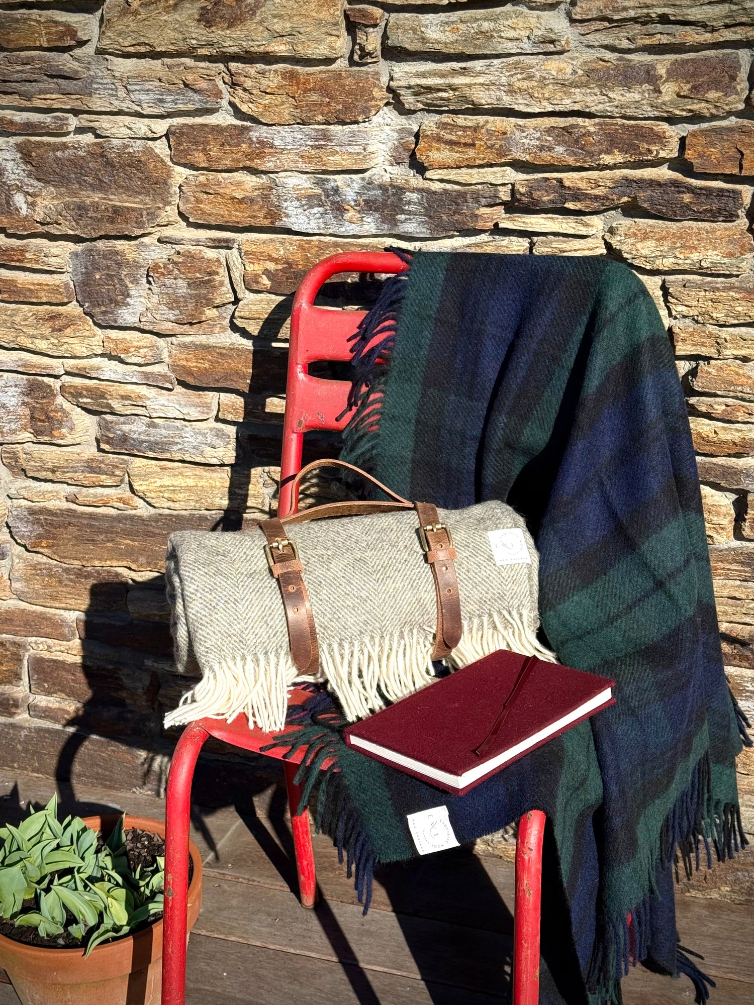 Leather Throw Straps