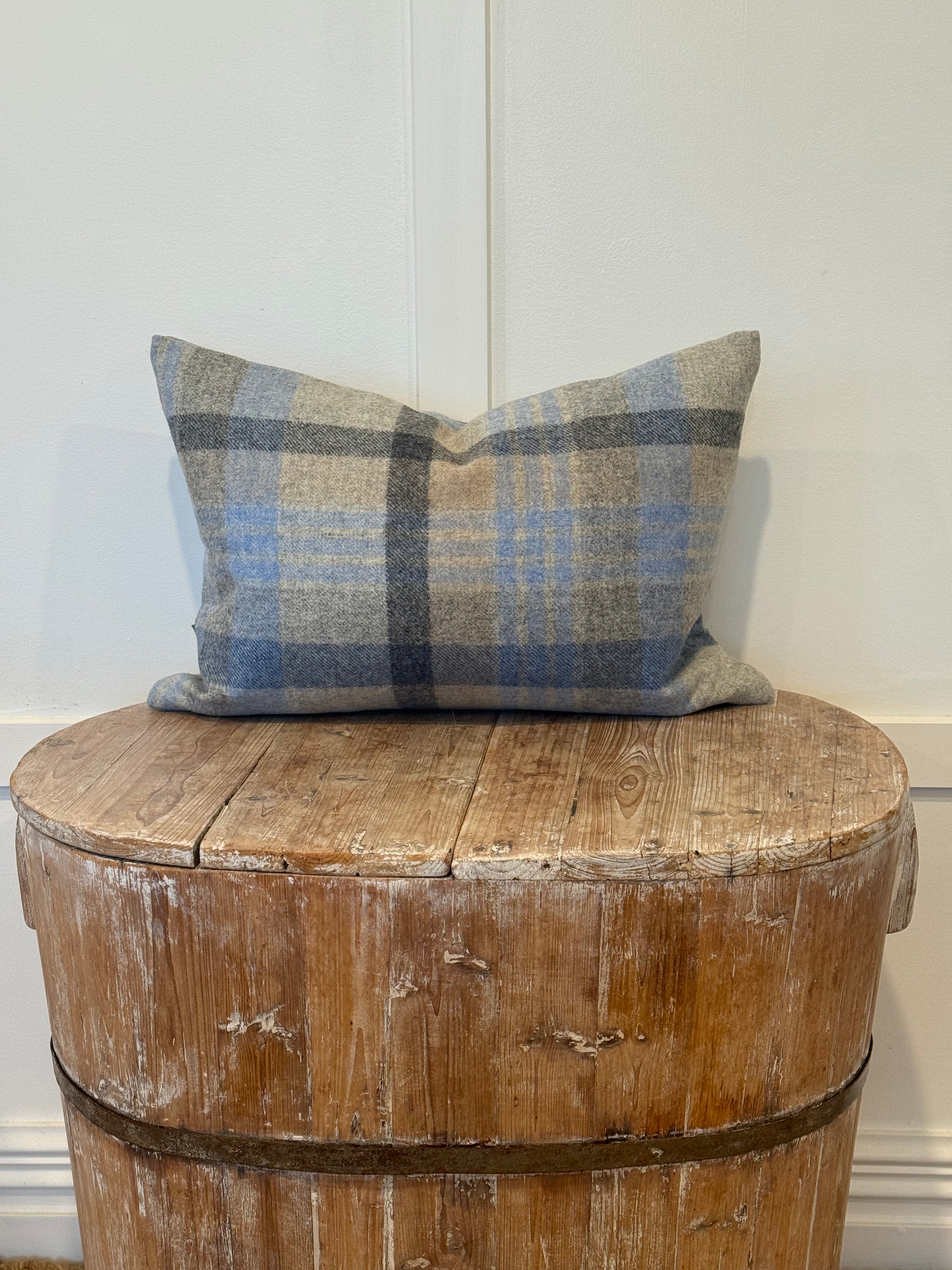 The Heritage Cushion Cover - Melbourne Silver &amp; Denim