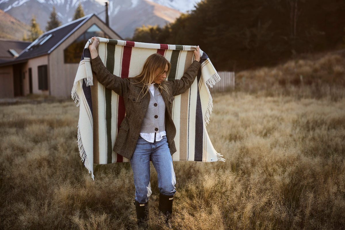 Crown Range NZ Wool Blanket