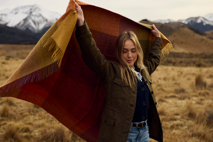Harland Autumn NZ Wool Throw