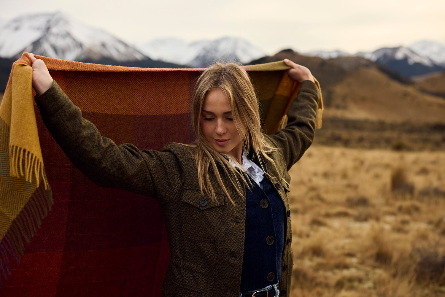 Harland Autumn NZ Wool Throw