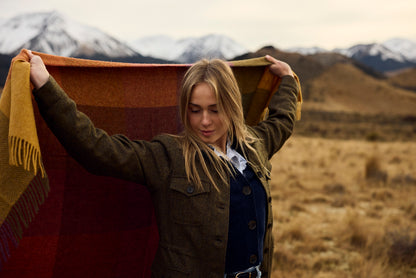 Harland Autumn NZ Wool Throw