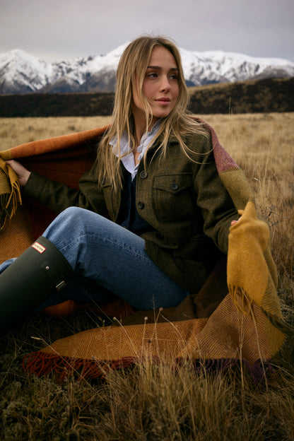 Harland Autumn NZ Wool Throw
