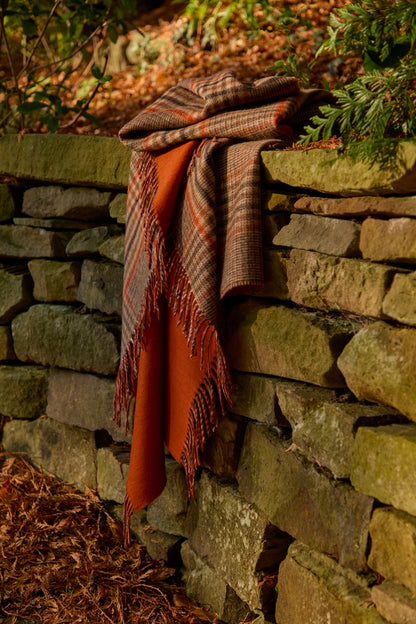 Estate Check 100% Merino Throw