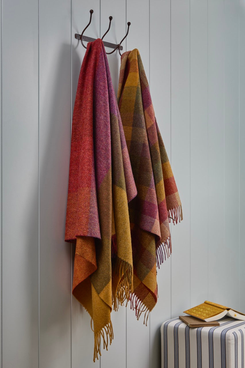 Harlequin Autumn NZ Wool Throw NZ Wool Throw