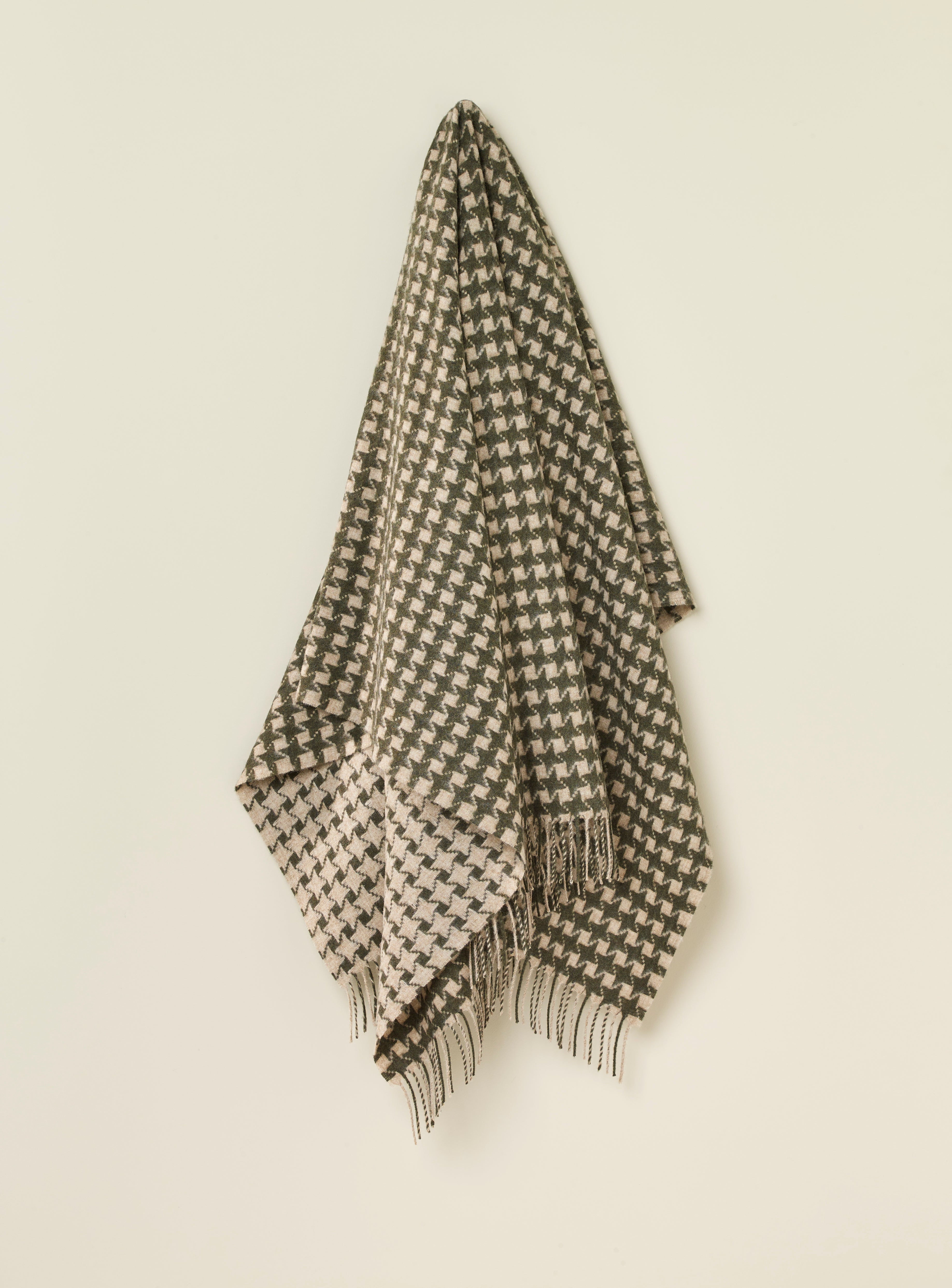 Star Green NZ Wool Throw