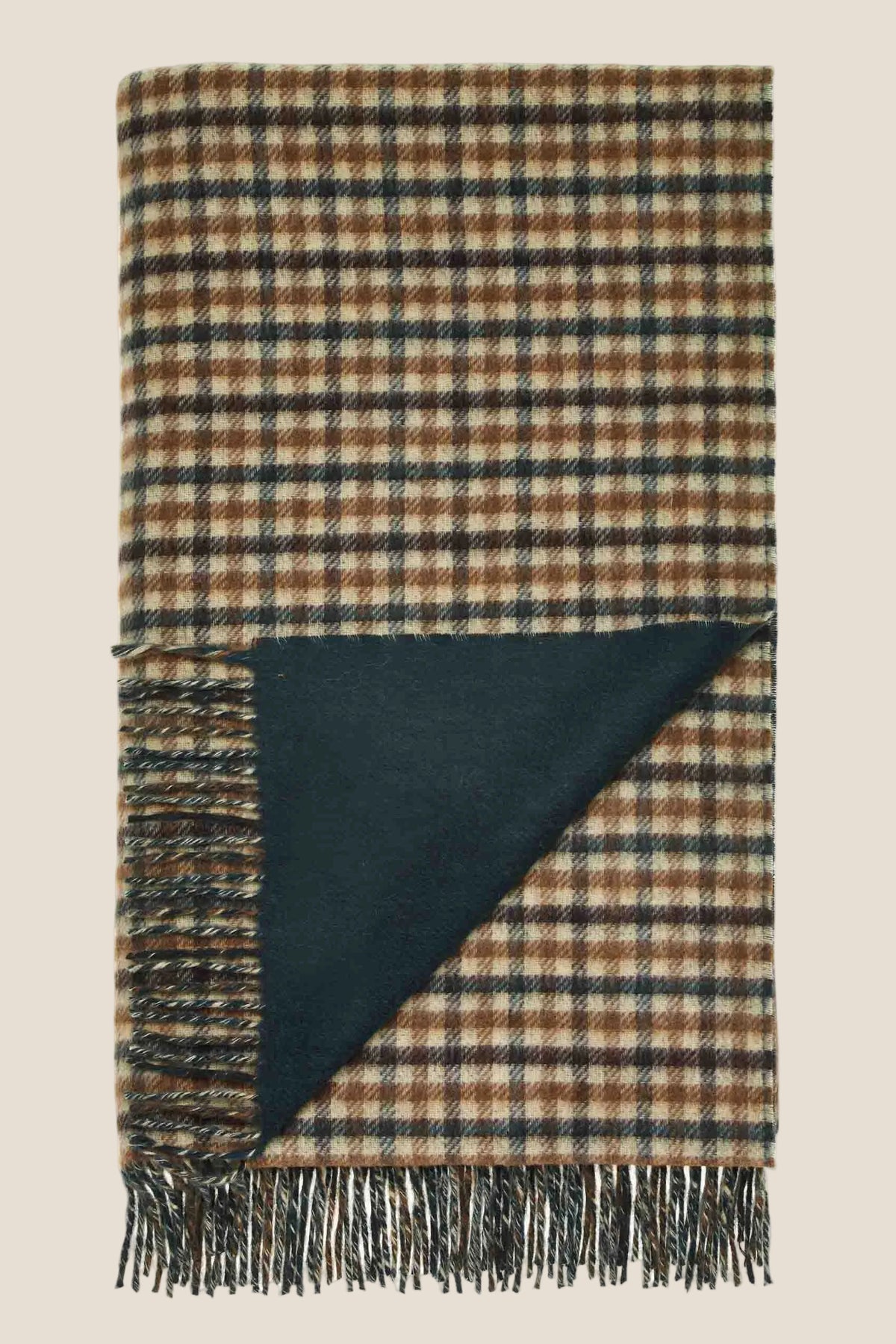 Double-Faced Estate Gun Club 100% Merino Throw