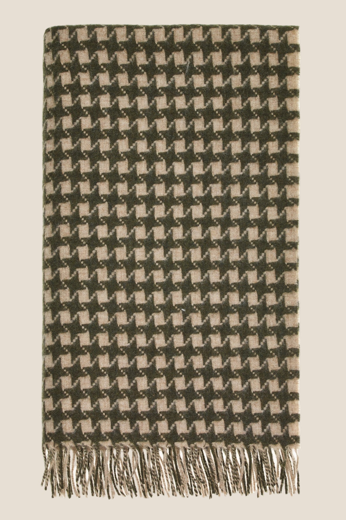 Star Green NZ Wool Throw